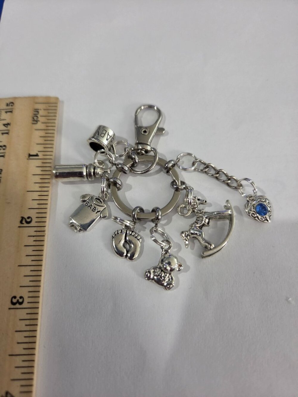 Baby theme keyring/purse charm
